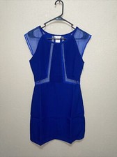 Esley Dress Shift Brick blue Sleeveless SMALL NEW
