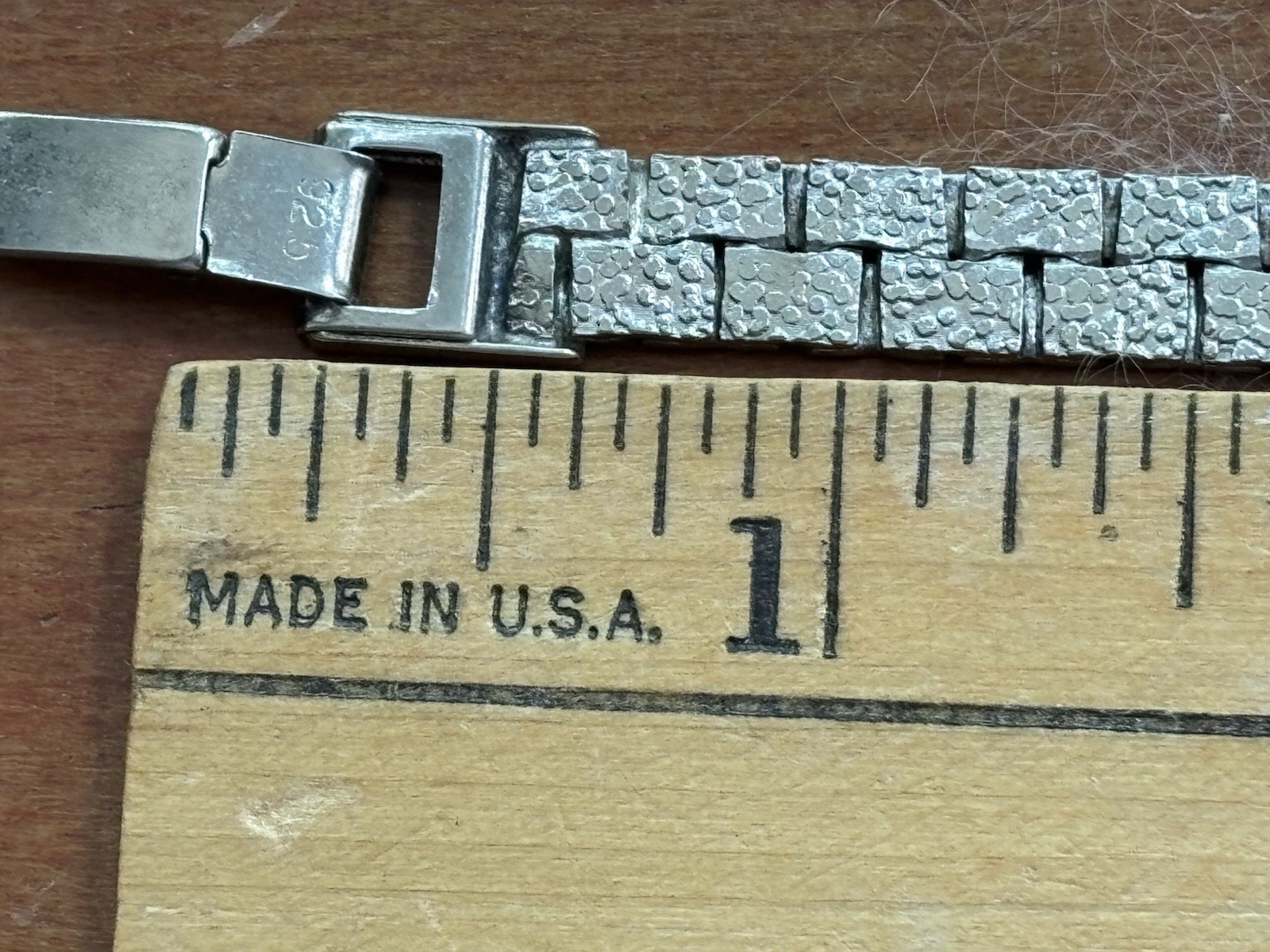 20” SOLID Sterling Silver .925 Textured  Necklace… - image 6