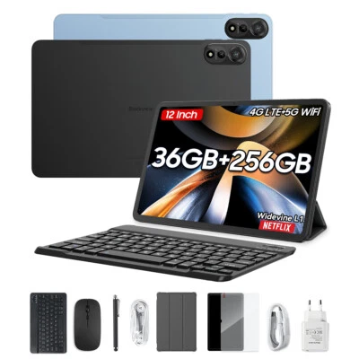 Tablet Blackview MEGA 2 juegos Android 15 12 pulgadas 36 GB + 256 GB Widevine L1 9000 mAh