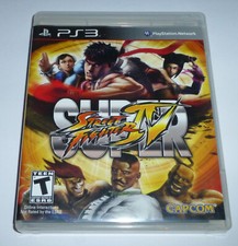 SUPER STREET FIGHTER IV 4 - Sony Playstation 3 Game, PS3, Complete CIB, Tested
