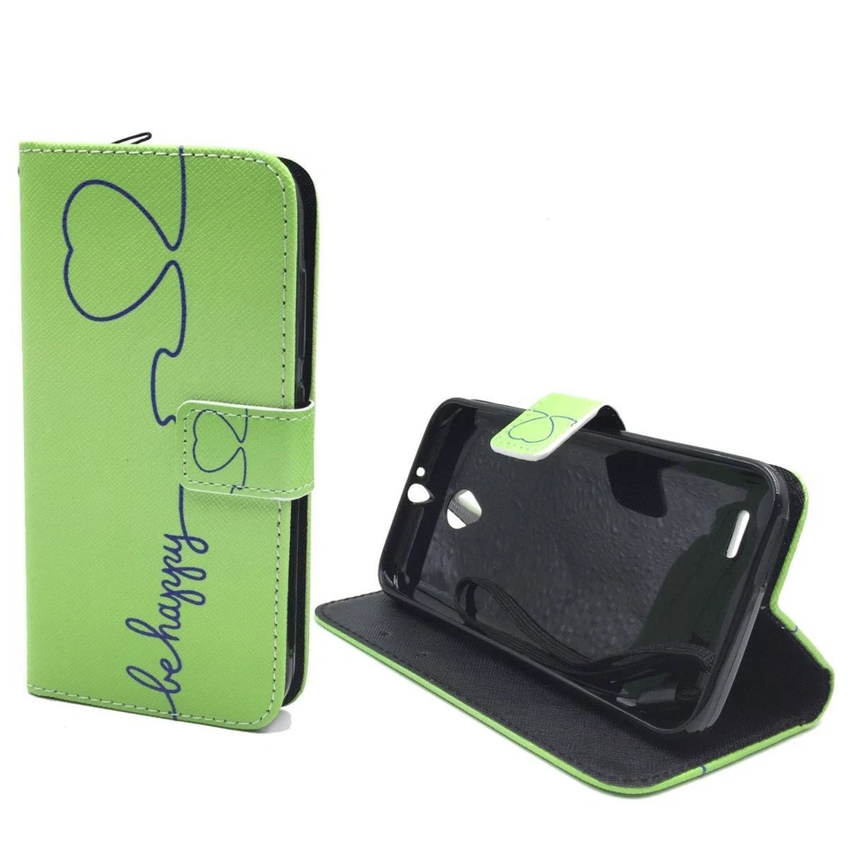 Custodia Cellulare Protettiva per Vodafone Smart Prime 6 Cover Wallet Nuovo - Immagine 2 di 4