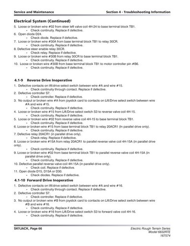 Skyjack 6832 RT E Tijeras de Terreno Áspero Manual de Servicio | CD O USB - Imagen 6 de 7