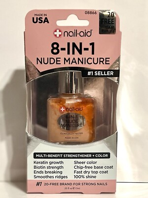 Nail Aid 8-in - 1 NUDE MANICURE .55 oz NIB D | eBay