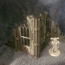 Killteam terrain Ruin building wall 28mm gaming scatter for  40K warhammer 