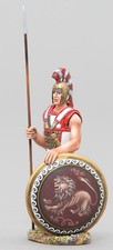 THOMAS GUNN ANCIENT GREEKS PERSIANS SPA027B SPARTAN SENTRY LION SHIELD