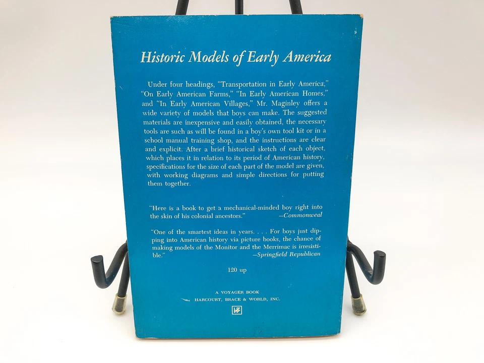 Historic Models of Early America C.J. Maginley 1947 Voyager Book Make It Ride It - Image 2 of 4