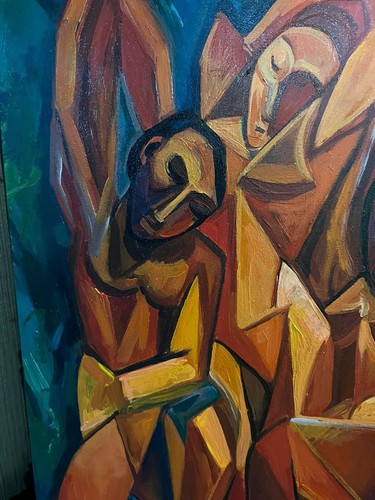 Pablo Picasso - Amazing Oil Canvas - Signed - Stamped - Picture 3 of 6