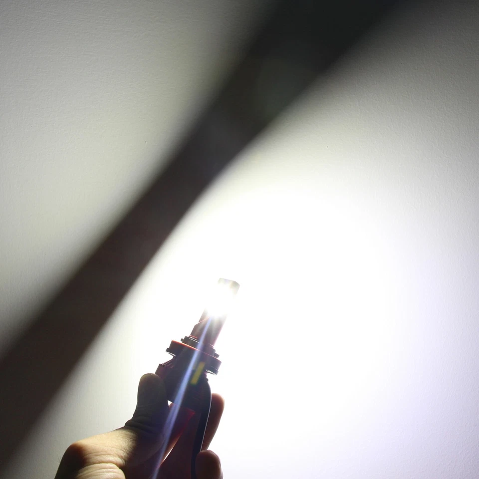 Противотуманные фары дальнего света AllaLighting 9000LM H8, DRL, комплект для модернизации угловой лампы белый - Изображение 4 из 4