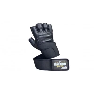 SCHIEK Ronnie Coleman Signature Series Lifting Gloves Gel Padded Wrist Wrap Support