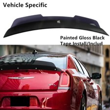 Rear Wicker Bill Spoiler Wing Painted For Chrysler 300 300c 300s Srt 2011-2023