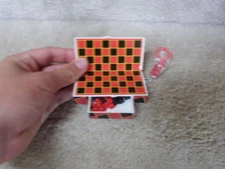 COCA COLA COKE 30TH ANNUAL CONVENTION 2000 BASIC FUN CHECKERS GAME KEYCHAIN