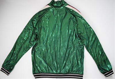 GUCCI グリーンジャケット Gucci Classic G Alphabet Knit Zipper Jacket Black 662270-XJDE9-1043