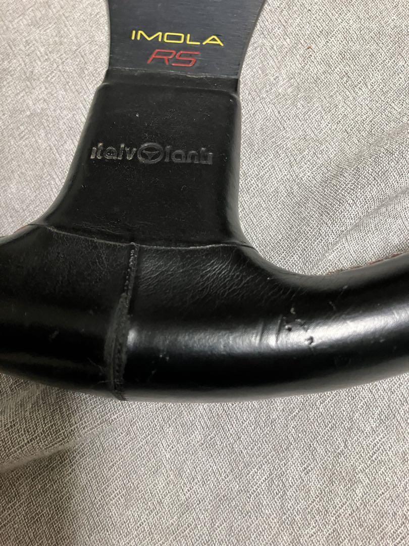 Italvolanti IMOLA RS Steering Wheel 350mm Made in Italy F/S Italvolanti IMOLA RS Steering Wheel 350mm Made in Italy F/S