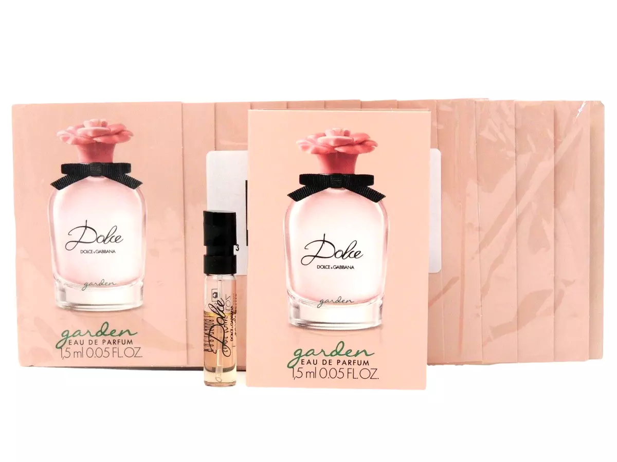 D&G DOLCE & GABBANA DOLCE GARDEN EDP 1.5ml .05oz x 12 PERFUME SPRAY SAMPLE  VIALS