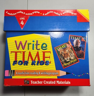 Write Time For Kids Level 4 Reading And Language Arts 