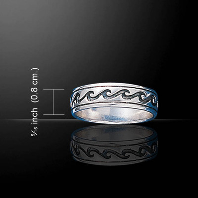 Spiral Ring Made Of Silver Double Spiral Ring Ending In Two Oval 673 - Foto 8