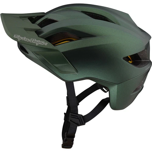 Troy Lee Designs Youth Flowline MIPS Helmet Youth Orbit Forest Green