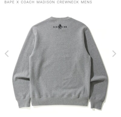 A Bathing Ape Bape x Coach Madison Ave NYC Collab Sweatshirt