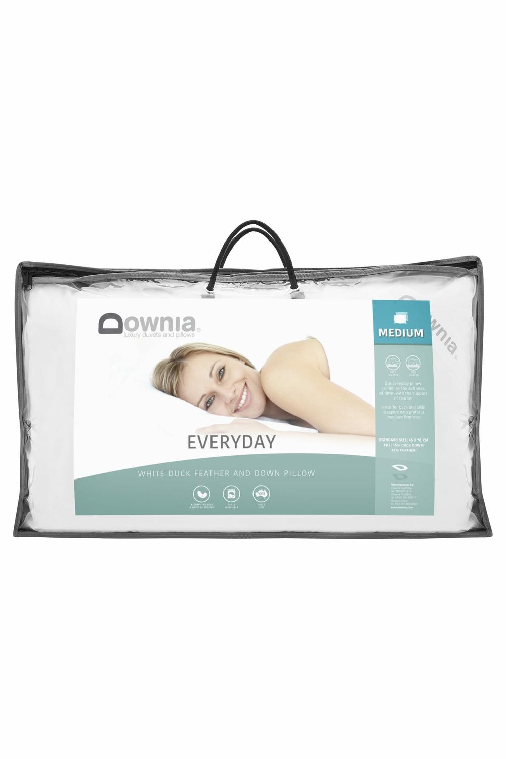 Downia Everyday 15% Down Pillow, 900g - Standard
