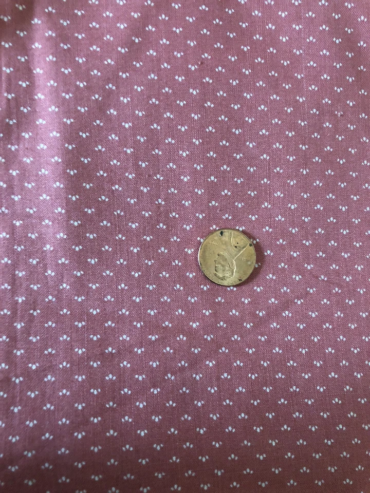 VIP Cranston Printworks Fabric OOP? Pink W/ Tiny Dots Almost 2 Yards 70” x 42” - Image 4 of 4