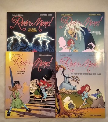 Konvolut: 4 Fantasycomics (komplett): Roter Mond: Band 1: Der höchst geheimnisvo