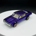 Vintage Hot Wheels Redline Custom Barracuda Purple US base - Very Nice Car!