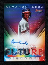 2021 Bowman's Best Bowman Future Vibrance 13/150 Armando Cruz #BFVA-AC Auto 0c3e