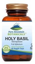 Holy Basil - Vegan Caps with 450mg Organic Holy Basil Tulsi Holy Basil Extr...