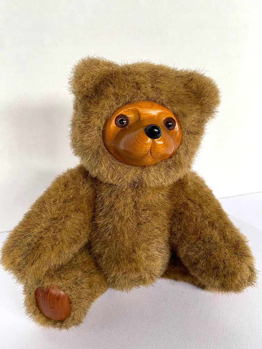 Wooden Face Bear In Raikes Teddy Bears for sale | eBay