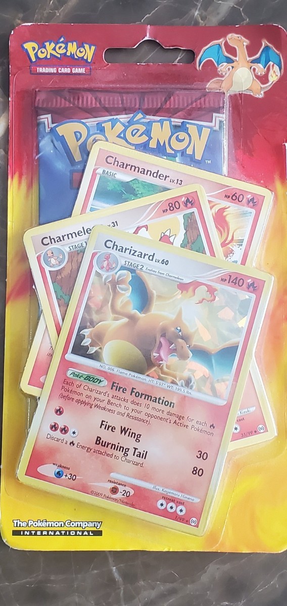 Pokemon Charizard Platinum Supreme Victors Blister Pack Sealed VTG