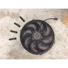16" INCH 3000 CFM 12V Electric Radiator Engine Cooling Fan Push Pull S Blade V8