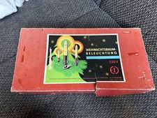 Antike Lichterkette Weihnachten Weihnachtsbaum DDR Sonneberg 
