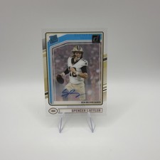 Spencer Rattler 2024 Panini Donruss Clearly Rated Rookie Auto Saints #94