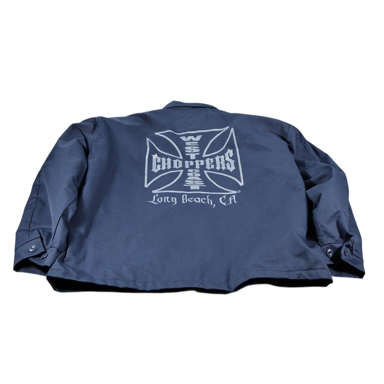 Jesse James Work Wear Jacket Mens 2XL Blue Biker West Coast 