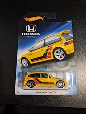 Hot Wheels 2018 Honda Series 2/8 Honda 1990 Civic EF Yellow