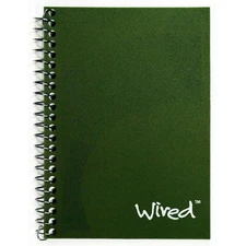 Top Flight Wired Personal Wirebound Notebook, 100 Sheets, College Rule, 7 x 5...