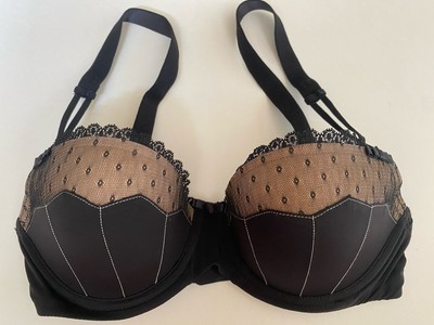 NWT Adore Me 32D Bra Black Push Up Rylie Push Up NEW