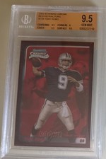 2003 Bowman Chrome Red Refractors Tony Romo #144 BGS 9.5
