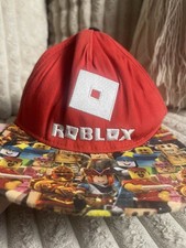 Roblox Youth Red Embroidered Logo Hat