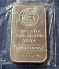 A ENGELHARD 1 OZ. SILVER COLLECTABLE BULLION SILVER BAR NICE SILVER BAR