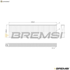 Image of INTERIOR AIR FILTER FC0474A FOR MINI N12 B14A 1.4L 9HZ /W16 D16 1.6L 4cyl