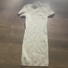 Zara Women Gray Sweater Dress Size S