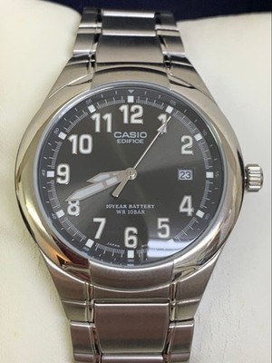 Casio Edifice EF-109 Quartz Watch 38mm Mens Stainless Steel Wrist 2cm
