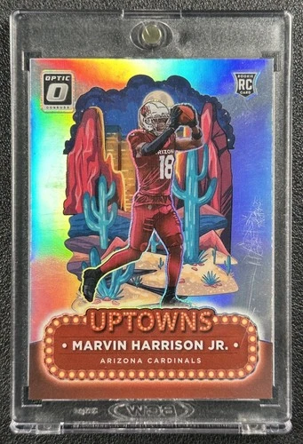 MARVIN HARRISON JR. 2024 PANINI DONRUSS OPTIC #5 ROOKIE UPTOWNS PRIZM RC SSP