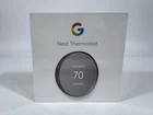 Google Nest Thermostat GA02081-US Charcoal Wi-Fi Smart Thermostat NEW SEALED