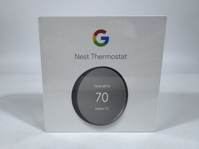 #ad Google Nest Thermostat GA02081 US Charcoal Wi Fi Smart Thermostat NEW SEALED $64.95