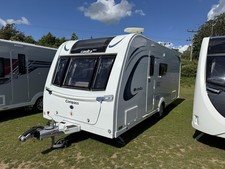 Touring Caravan Compass Casita 454 2020 2 Berth Fixed Island Bed
