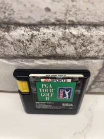 PGA Tour Golf II Sega Genesis EA Sports Complete CIB Tested