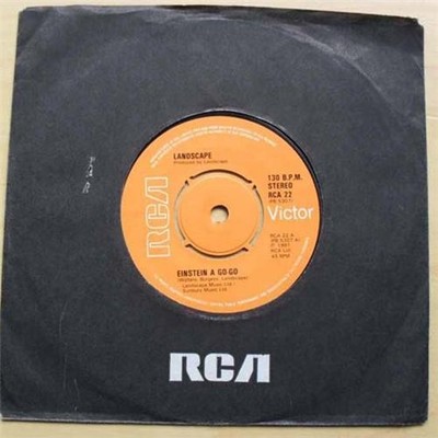 LANDSCHAFT EINSTEIN A GO-GO 7'' 1981 MIT NEUER RELIGION UK