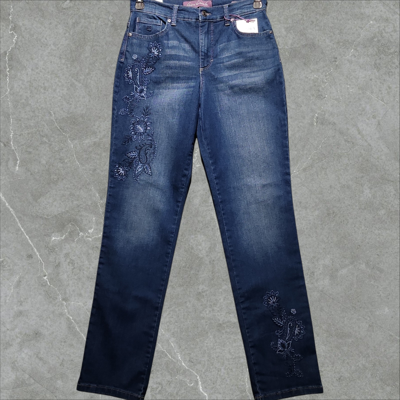 Gloria Vanderbilt Amanda Slimming Stretch Jeans Women’s Size 6 Tapered Leg NWT